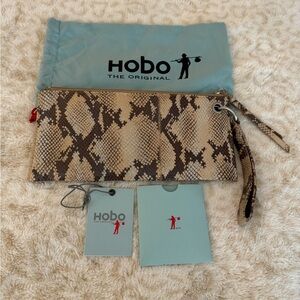 HOBO International Leather Wristlet Wallet
